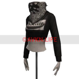 Hoodie with Bandana Mask - Night