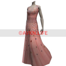 All Pink Everything Glitter Gradient Gown