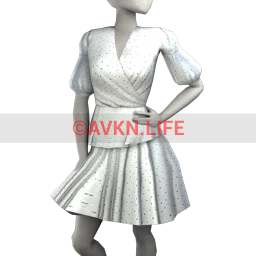 Front Row Watteau Dress