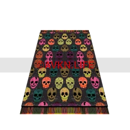 Cosmos Colourful Skulls Rug