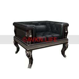 Afterlife Dark Fall Armchair - Black