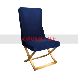 Luxe Cerulean Blue Dining Chair