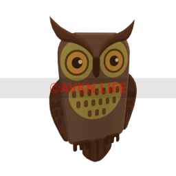 Cosmos Watchful Owl Sticker