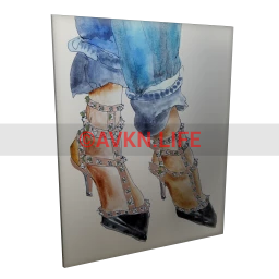 Dream House Diamond Heels Wall Art