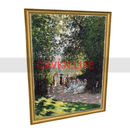 The Parc Monceau by Claude Monet