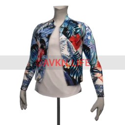 Foal Tropical Patchwork Denim Jacket