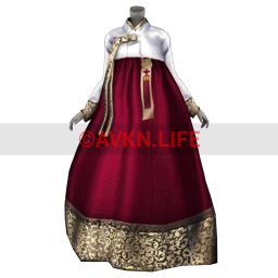 Mondial Ruby Wintersweet Hanbok