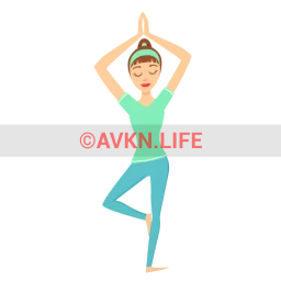 Yoga Tree Sticker