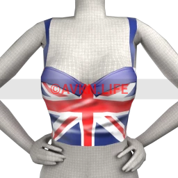 Cloud Nine Union Jack Party Crop Top