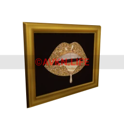 Airball Dripping Gold Wall Art