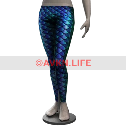 Bionic Mermaid Leggings - Oceanic