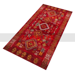 Marrakesh Crimson Long Rug