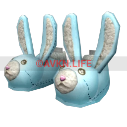 Easter Bunny Slippers (Blue)