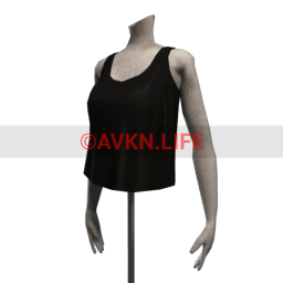 Foal Silk Drape Vest - Black