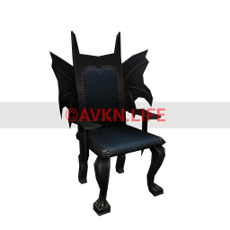 Afterlife Black Bat Chair