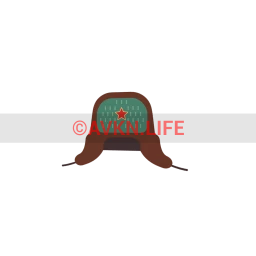 Ushanka Wall Sticker