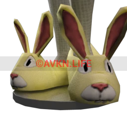 Fluffy Bunny Slippers - Buttercup