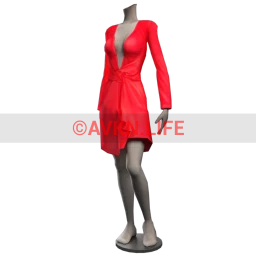 Cloud Nine Red Hot Wrap Dress