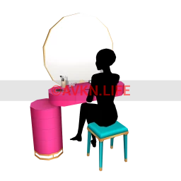 MOD Paradise Makeup Table - interactive