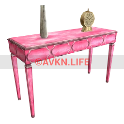 Glitter and Glamour Console Table - Pink