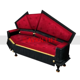 Cosmos Coffin Slumber Sofa - Red