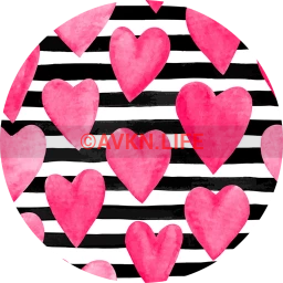 Flying Love Hearts Wallpaper