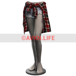 Foal Shorts with Tied Shirt - Red