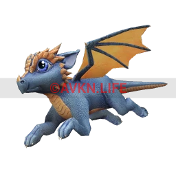 Baby Sapphire Dragon