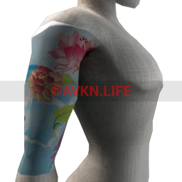 Japanese Garden Upper Sleeve Tattoo