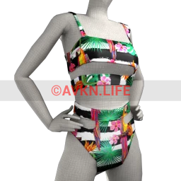 Mahiki Plumed Reef Swimsuit