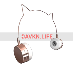 Emboss Kitty Cat Headphones