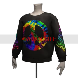 Front Row Peace and Love Sweatshirt