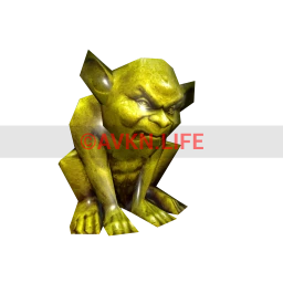 Cursed Gargoyle Statue (Gold)