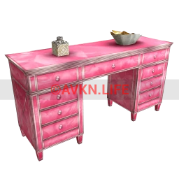 Stradella Diamond Desk - Pink