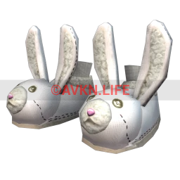 Easter Bunny Slippers (White)