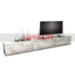 Minimalist Rockwork TV Unit