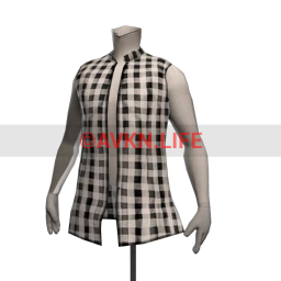 Drop Science Sleeveless Shirt - Chequered