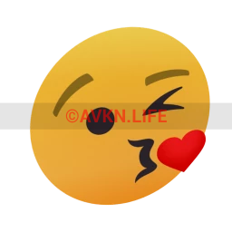 Emoji Sticker - Kiss