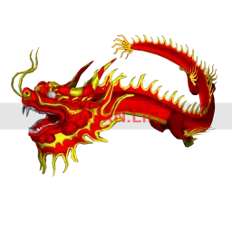 Fiery Chinese Dragon
