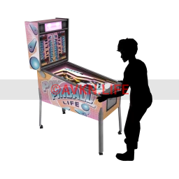 LOFT Pinball Life Machine (Pink) - Interactive