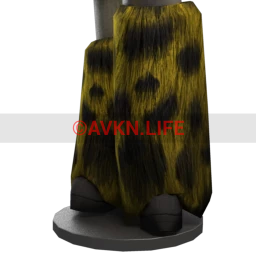 Cybergoth Monster Fur Boots - Yellow