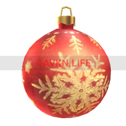 Giant Outdoor Christmas Bauble - Red