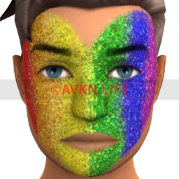 Flawless Pride Glittering Facepaint