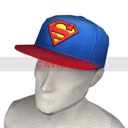 Superman Logo Red & Blue Snapback Hat