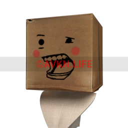 Annoyed Box Head (for Male)