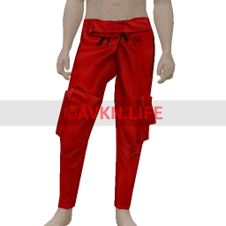 Front Row Red Noir Trousers
