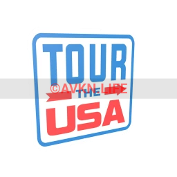 Tour The USA Sticker