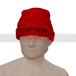 Front Row Red Noir Beanie 