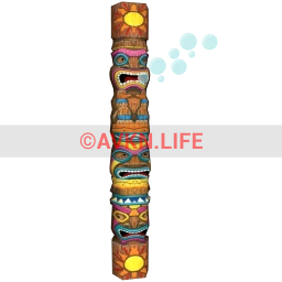 Tiki Totem Bubble Machine