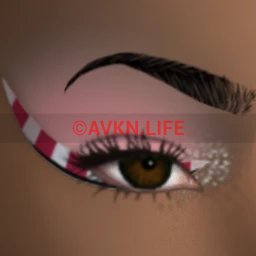 Flawless Candy Cane Eyeliner